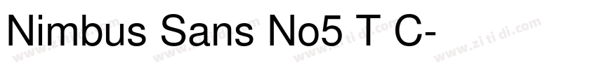 Nimbus Sans No5 T C字体转换